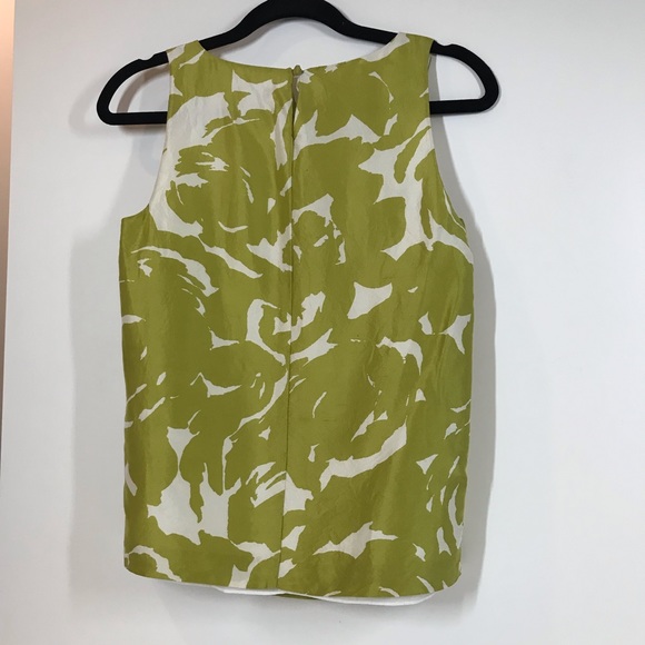 J. Crew Silk Floral Sleeveless Top - Size 0 - Picture 4 of 12
